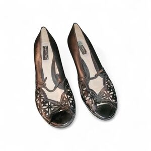 Elegant Black Peep-Toe Women Shoes